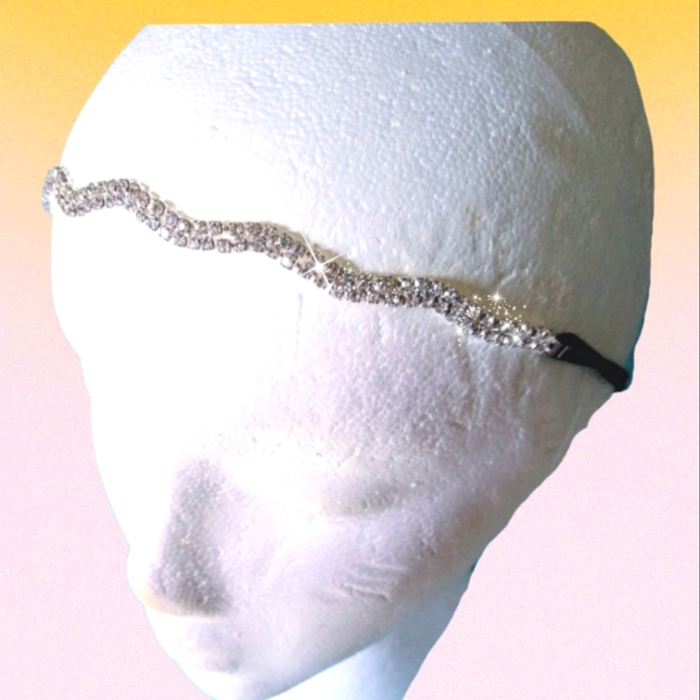 Sparkling Crystal Formal Bridal Special Occasion Stretch Headband